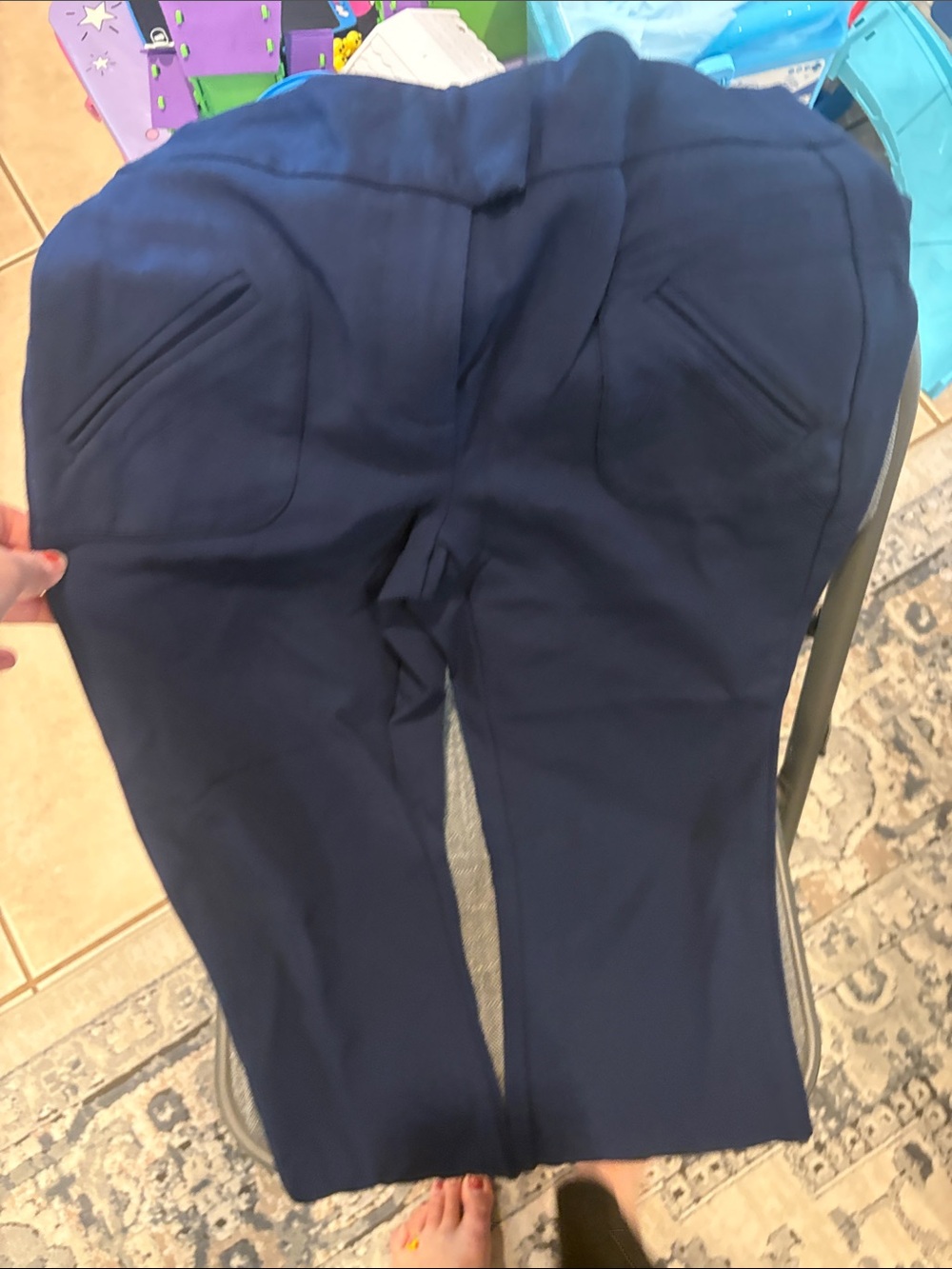 Bar III women Navy Dress Pants - Modern Tailored Look